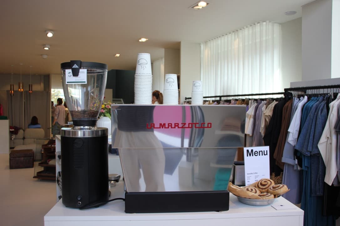 Smape Café mobile coffee bar set up at an event