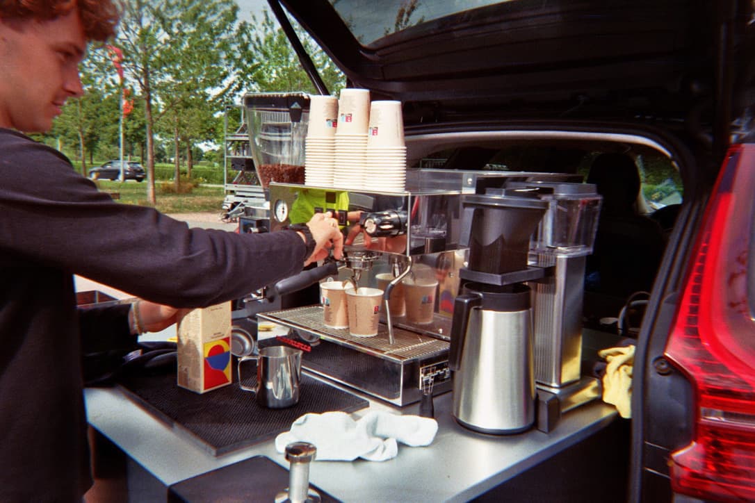 Smape Café mobile coffee bar setup